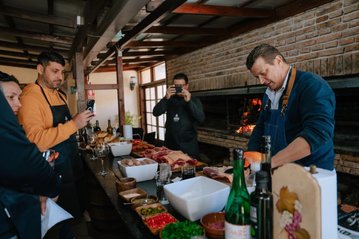 Masterclass de Asado y Vinos en Bodega Boutique