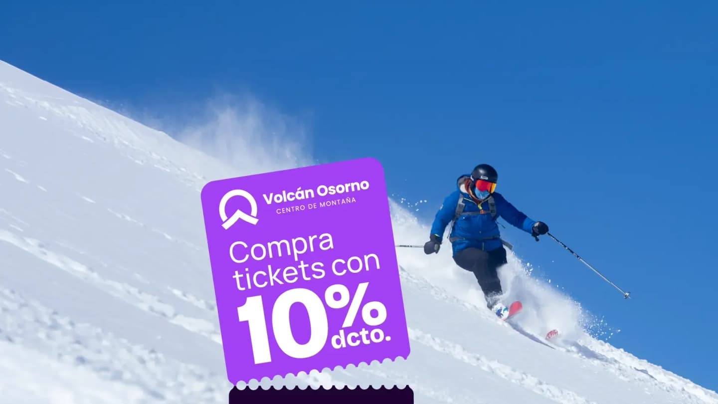 Ticket Diario Centro de Ski Volcán Osorno
