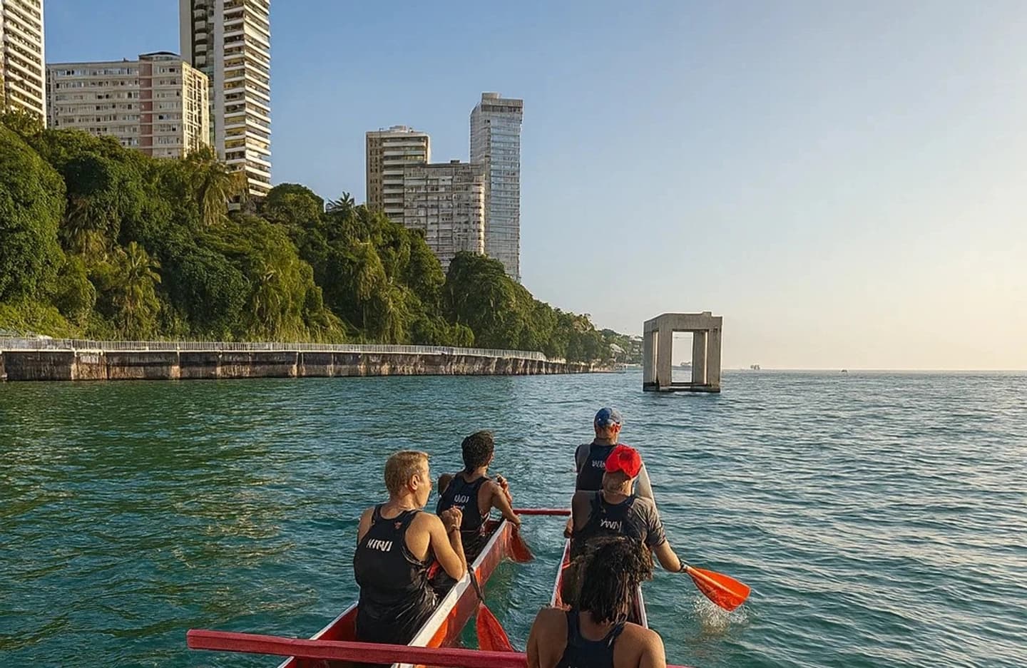 Paseo en canoa por la Bahía de Todos los Santos
