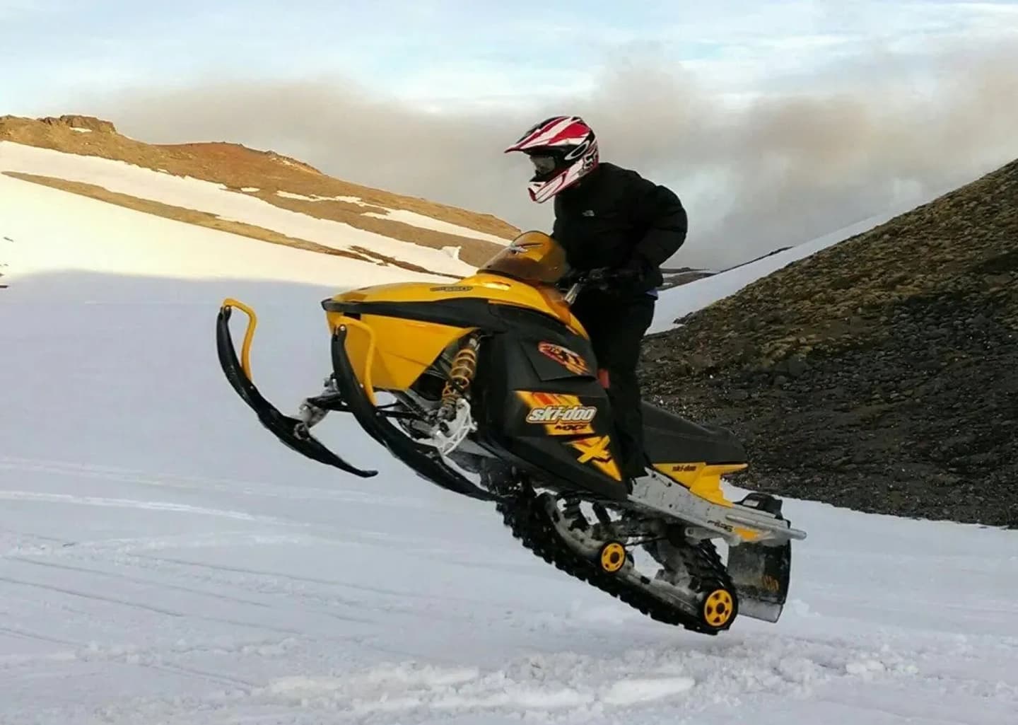 Snowmobile Ride in Caviahue