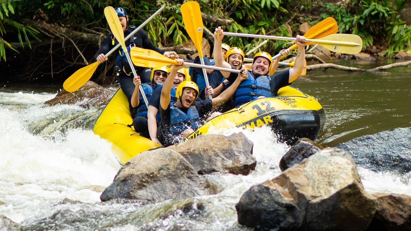Rafting en Três Coroas