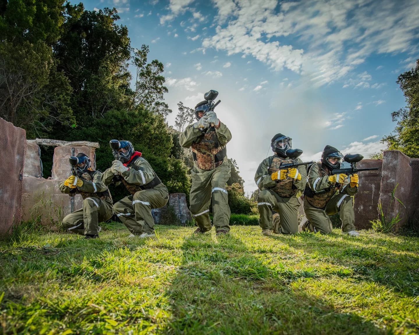 Combate de Paintball en Parque Lechagua
