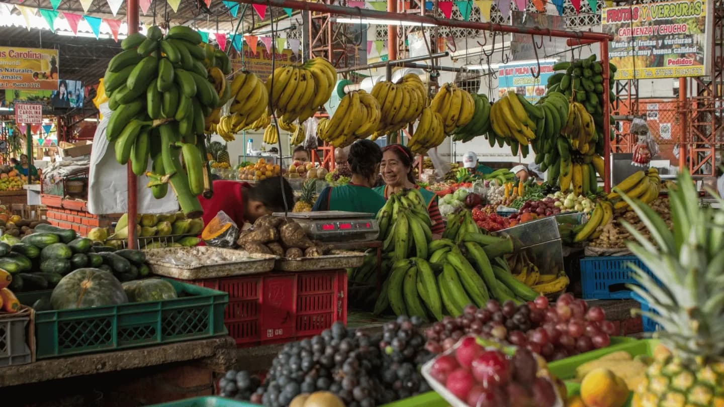 Walking tour de comida y frutas en Plaza de Mercado Alameda desde Miraflores