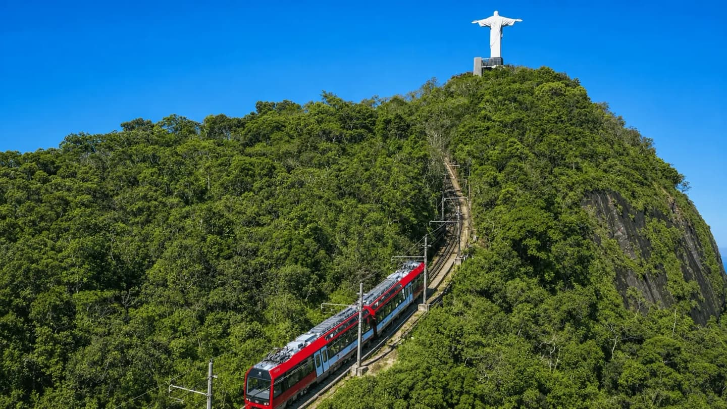 Tour de medio día por Río de Janeiro con Cristo Redentor en tren