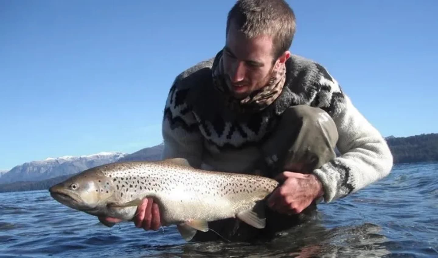 Pesca con Mosca y Flotada en embalse Alicurá