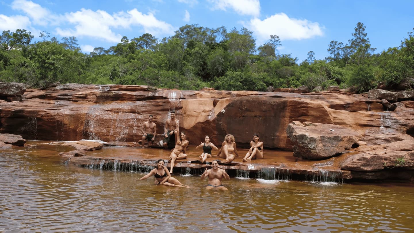 Excursión a las cascadas de las Andorinhas + Visita a una mina de oro