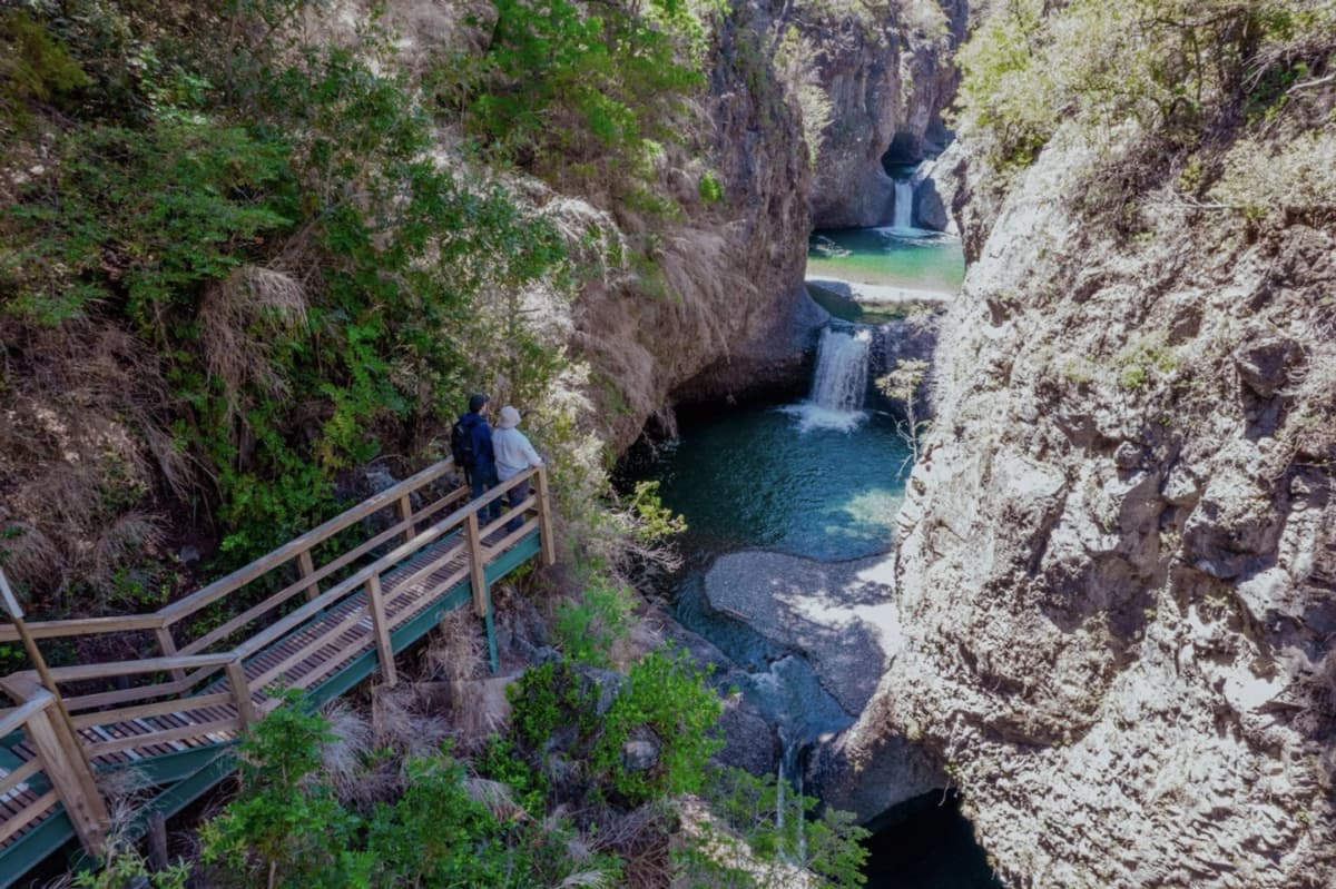 Full Day Siete Tazas: viewpoints and waterfalls of Maule