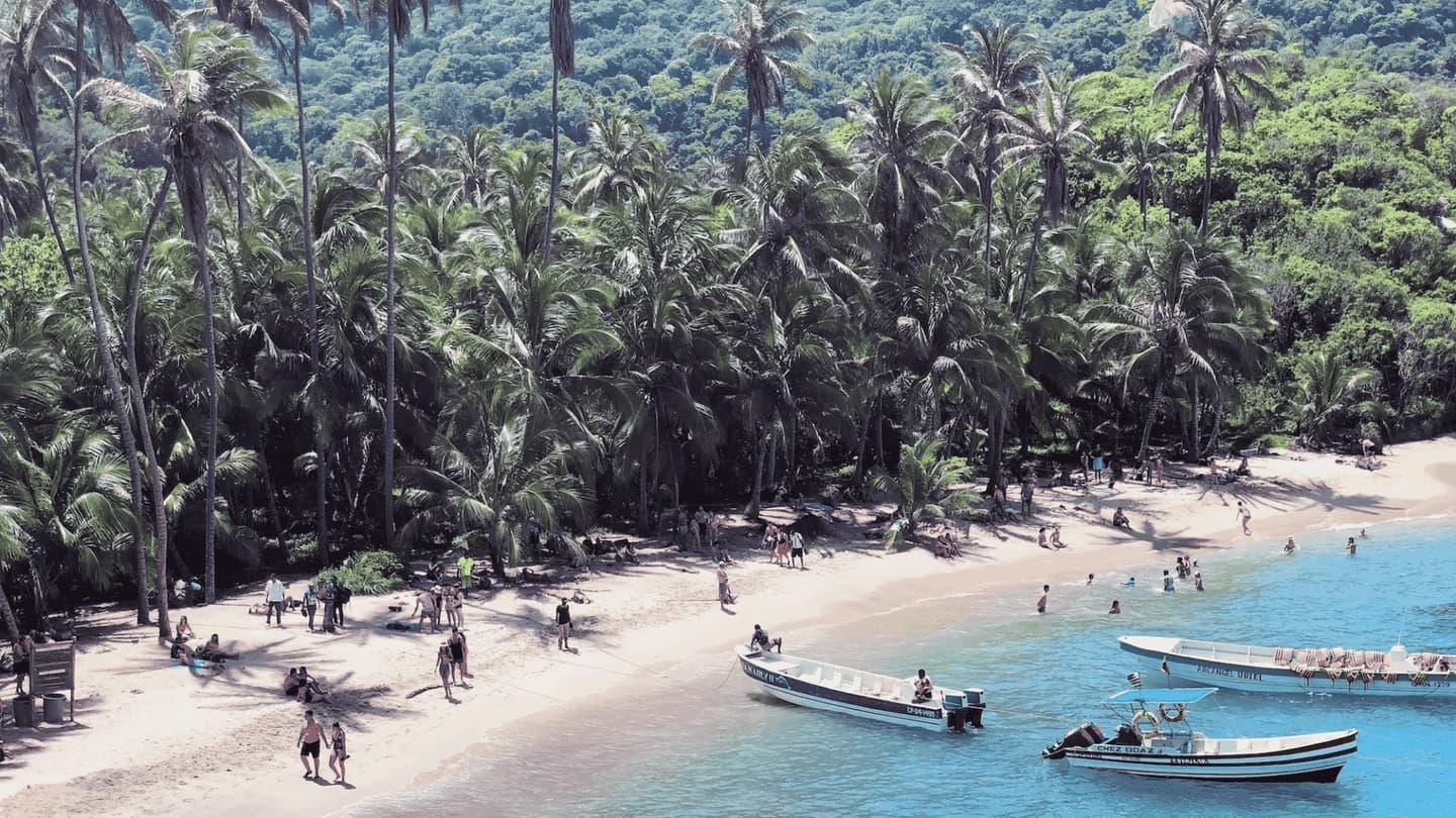 Tour a Cabo San Juan en el Parque Tayrona vía terrestre desde Santa Marta