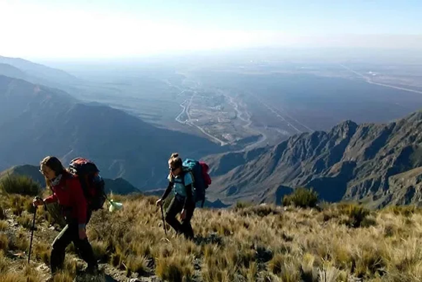High Altitude Adventure: Trekking and Rappelling in Cacheuta