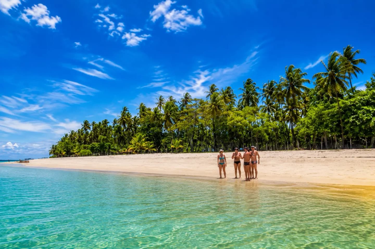 Excursión en lancha a Playas de Moreré, Bainema y Cueira desde Morro de São Paulo
