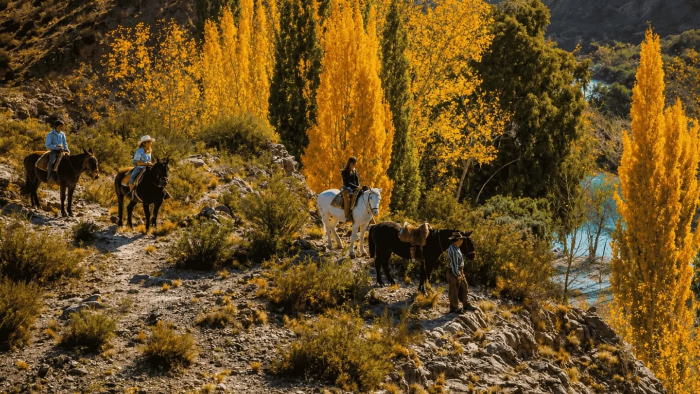 Horseback Riding in Valle Grande in San Rafael