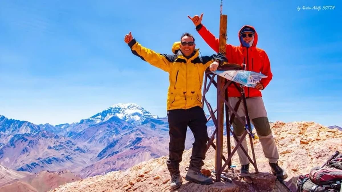 Ascenso al Cerro Penitentes desde Uspallata