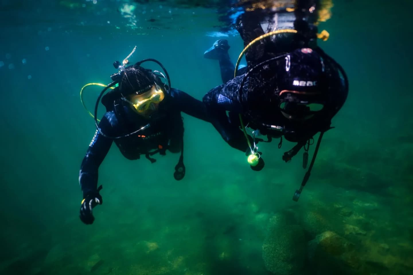 Bautismo de Buceo en el Lago Traful