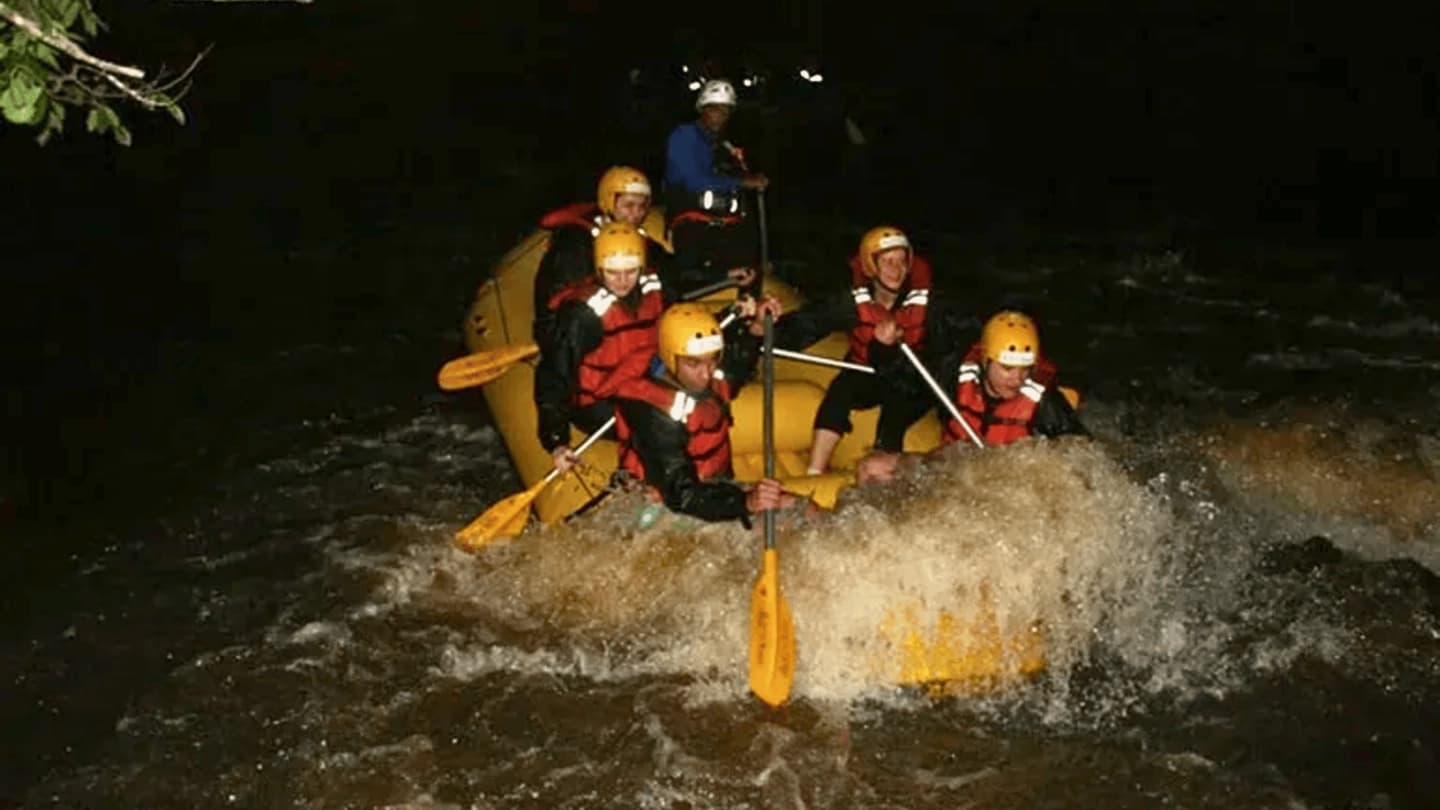 Rafting Nocturno en el río Atuel en San Rafael