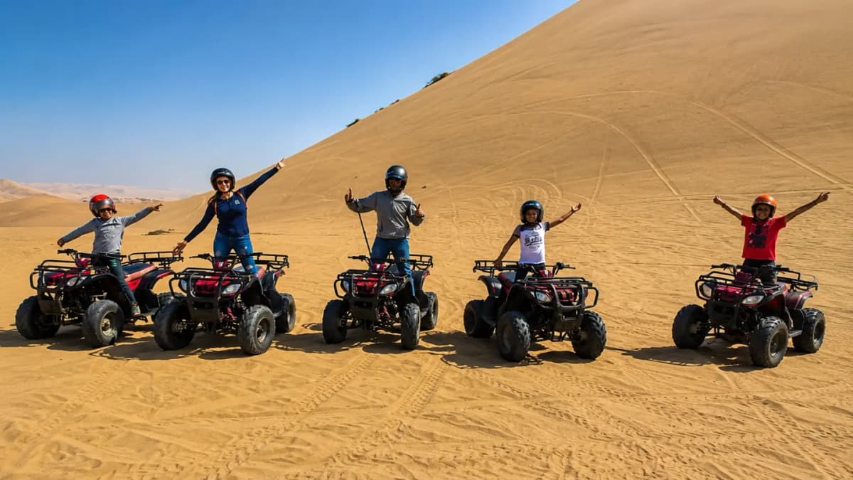 Tour de Cuatrimotos en las Dunas de Ica