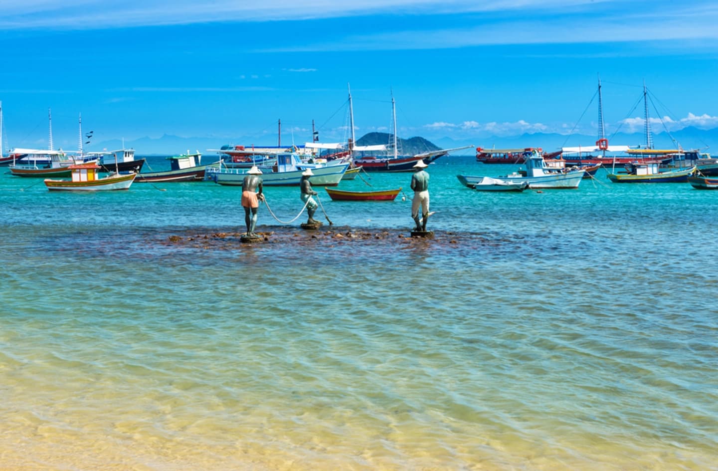 Tour Buziano de día completo en Búzios por tierra y mar