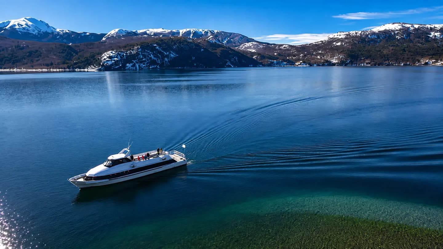 Boat Ride on Lake Lacar to Quila Quina
