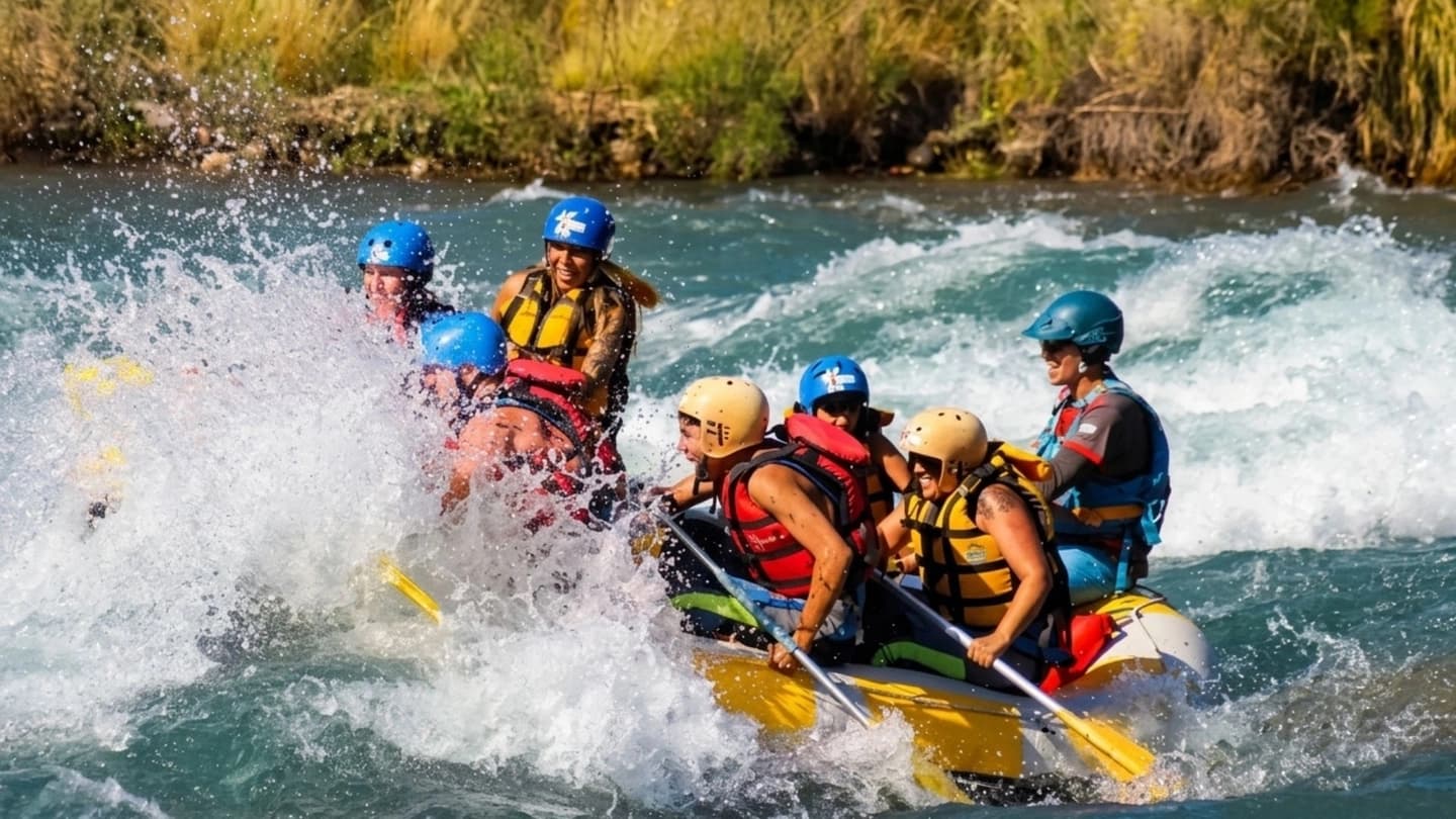 Intense Rafting on the Mendoza River in Potrerillos