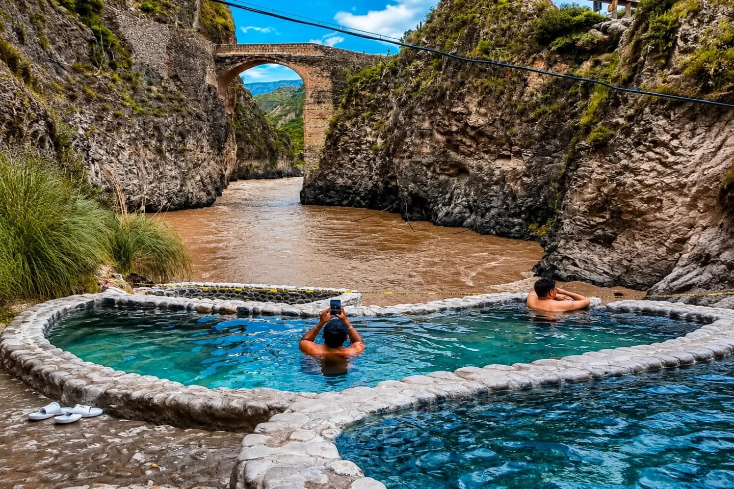 Cañón del Colca con baños termales desde Arequipa