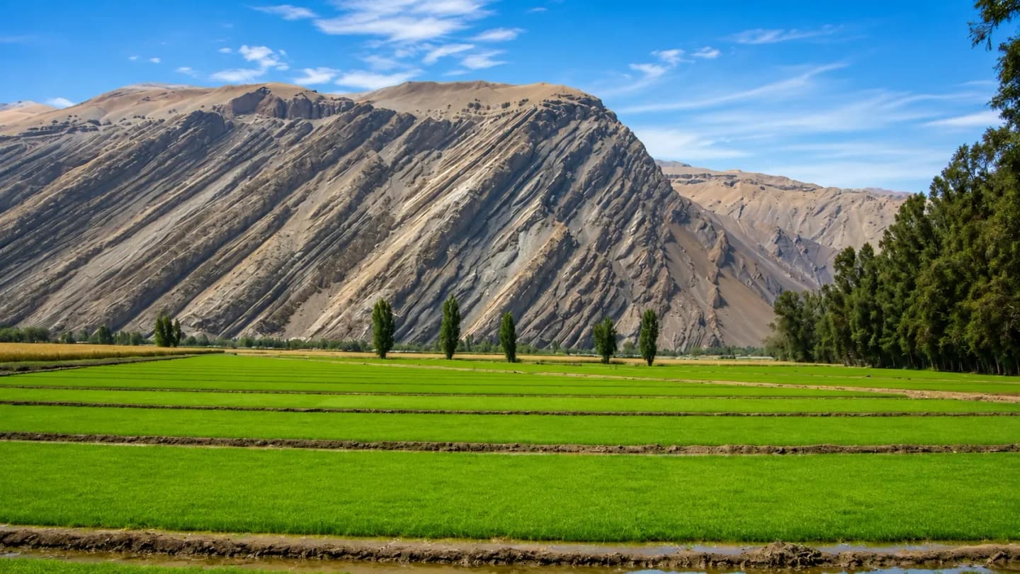 Vale de Majes e Toro Muerto a partir de Arequipa