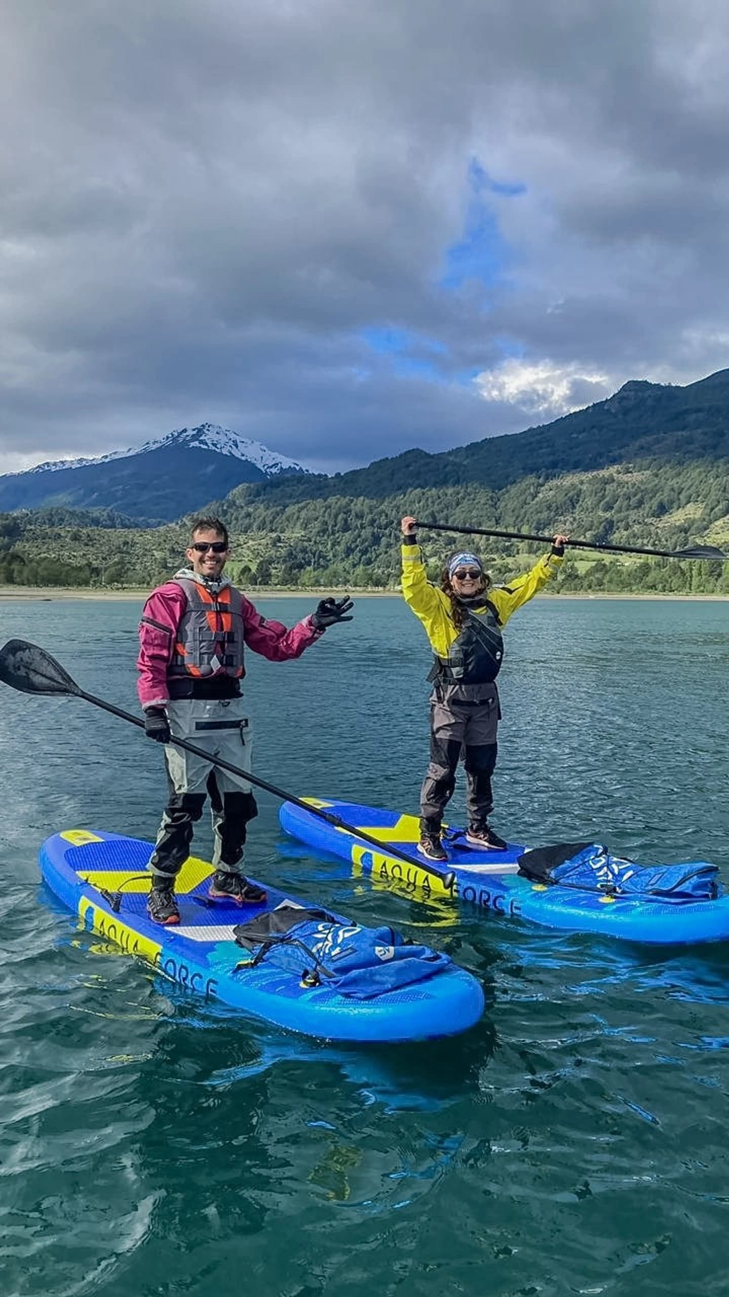 Stand Up Paddle en la Carretera Austral por el Río desde Puerto Murta
