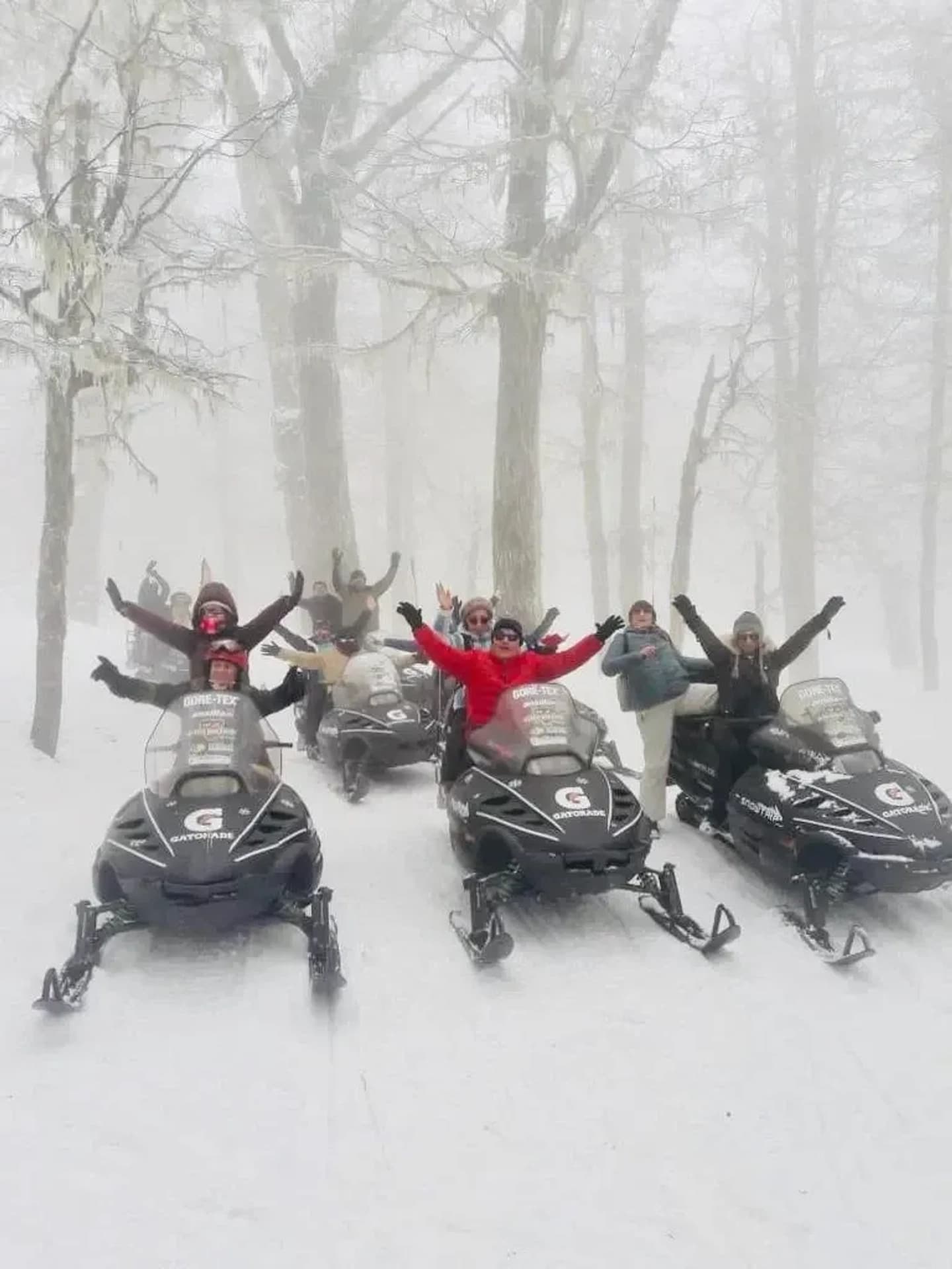 Snowmobile Ride and Descent at Cerro Chapelco