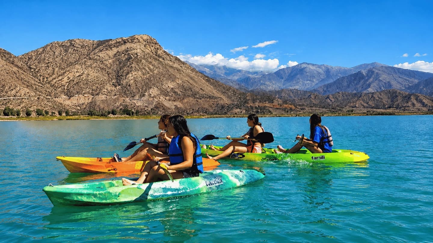 Kayak Touring at Potrerillos Dam