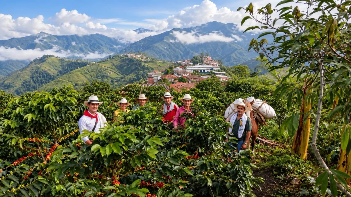 Tour privado a finca cafetera y aguas termales desde Manizales
