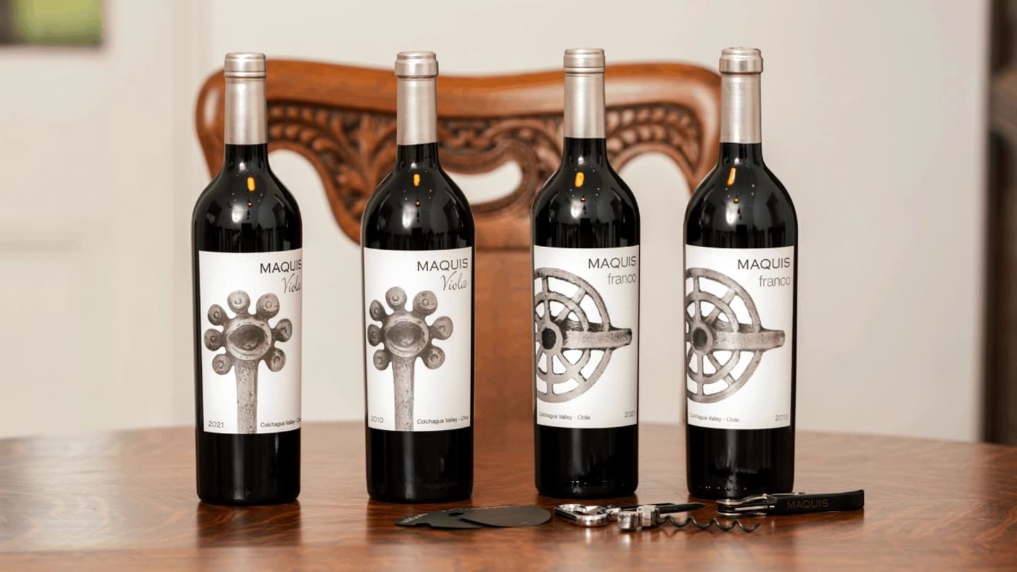 Cata de Vinos Íconos en Viña Maquis en el Valle de Colchagua