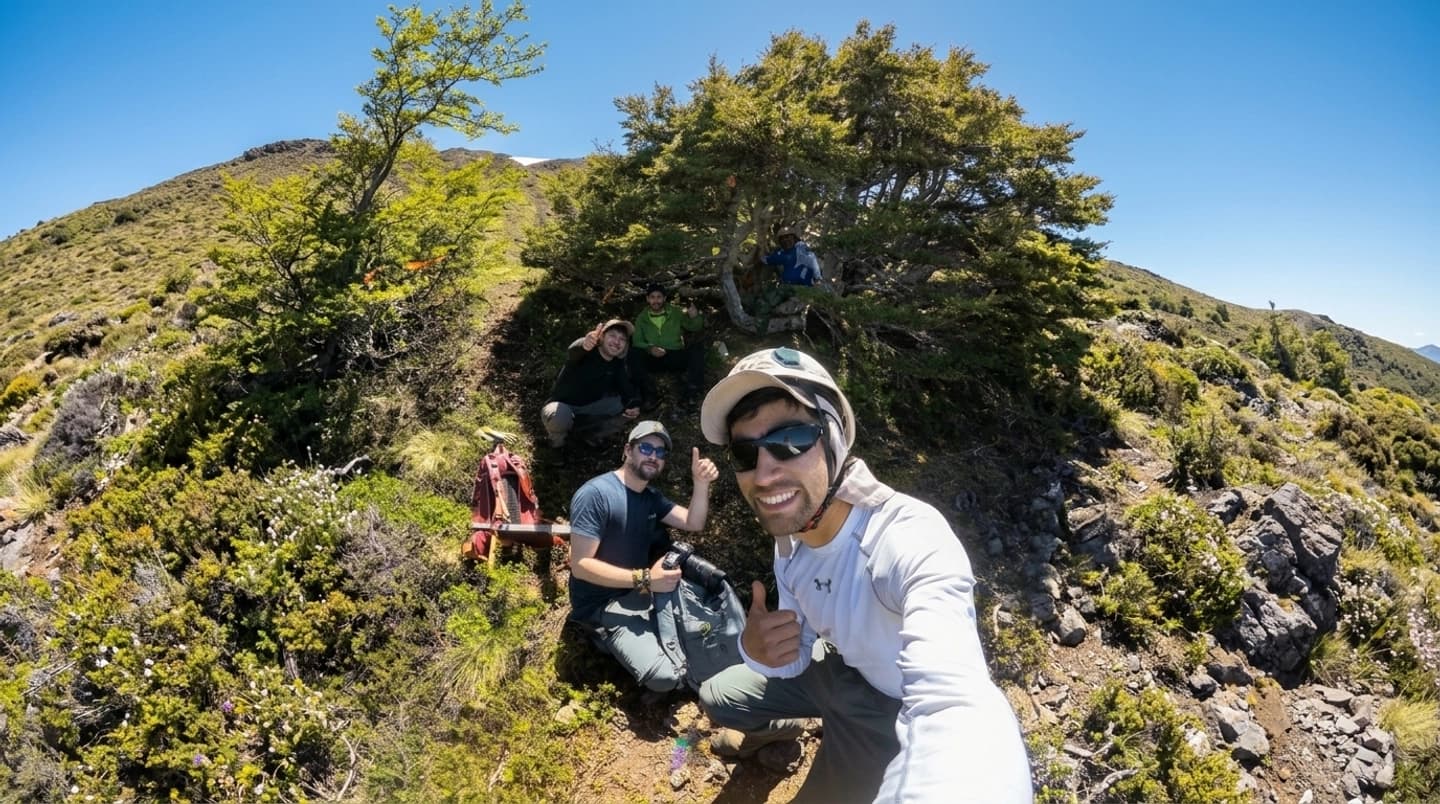 Trekking hacia la Cascada Río Blanco: Aventura en la Carretera Austral